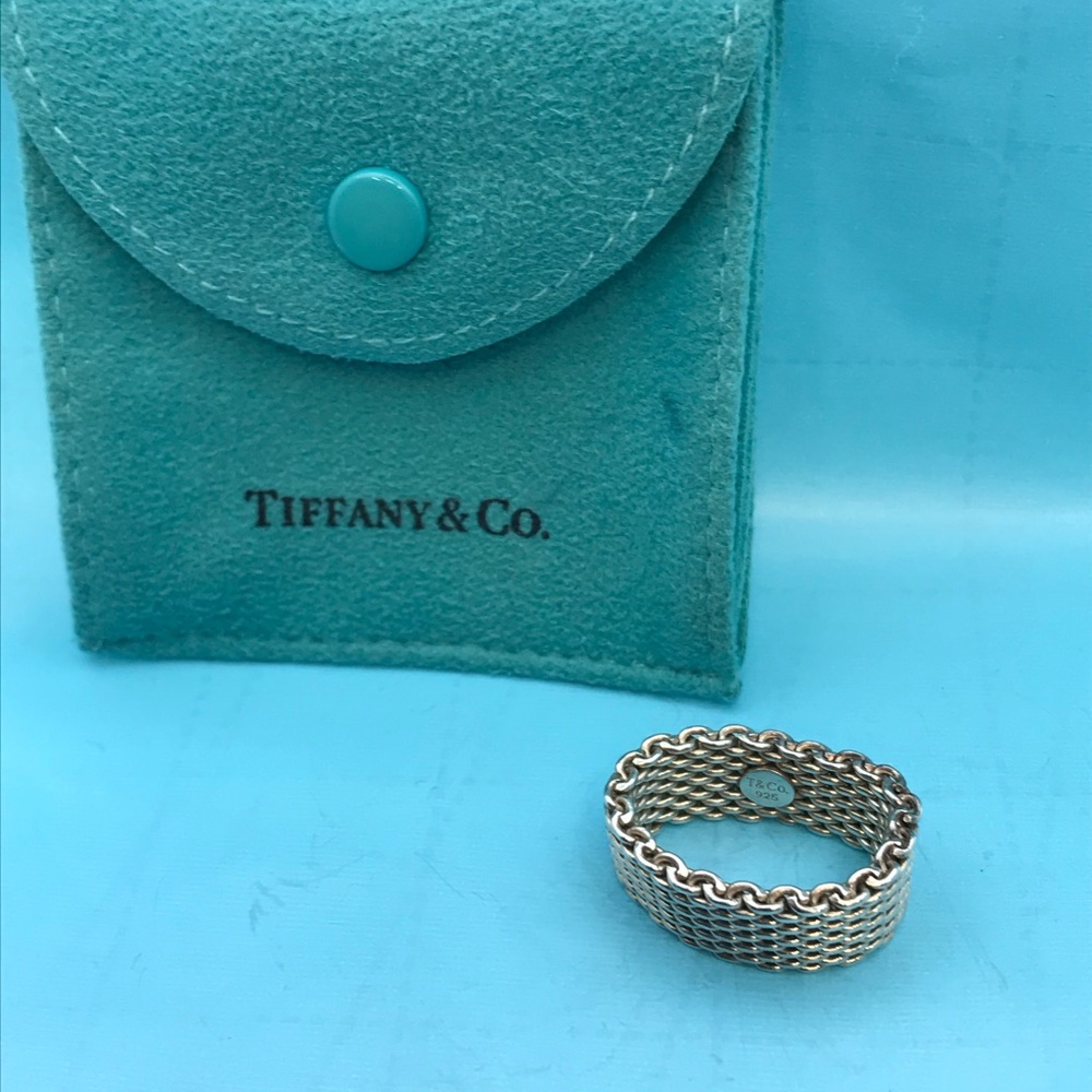 Tiffany & Co. Somerset Sterling Mesh Ring